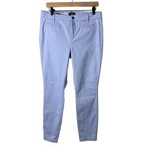 NYDJ Ami Skinny Pants Stretch Sateen Blue Size 10 Women’s MSTEAS2669
